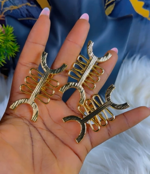 Skeleton Afro Earrings