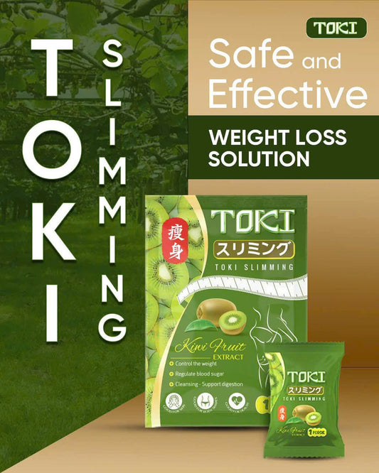 TOKI Candy Detox Kiwi Flavor Weight Loss supplement 15 Pieces