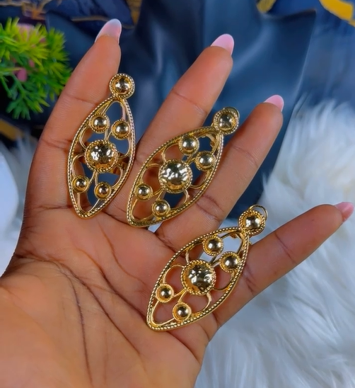Luxury Golden Earrings set