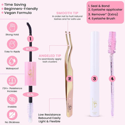 Diy Lash Extension Kit Volume Lash Clusters(multi-length)