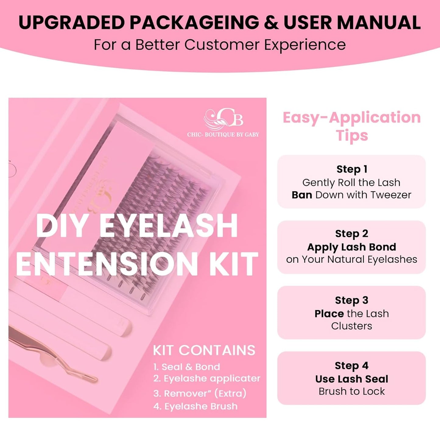 Diy Lash Extension Kit Volume Lash Clusters(multi-length)