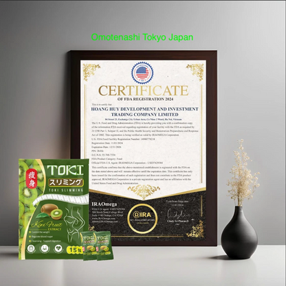 TOKI Candy Detox Kiwi Flavor Weight Loss supplement 15 Pieces